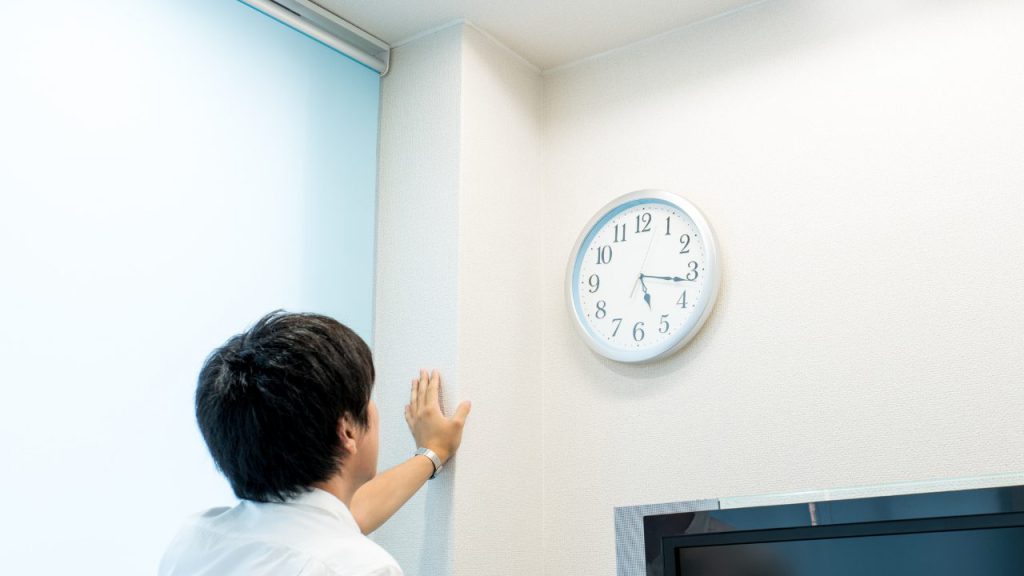 時計をちらみ