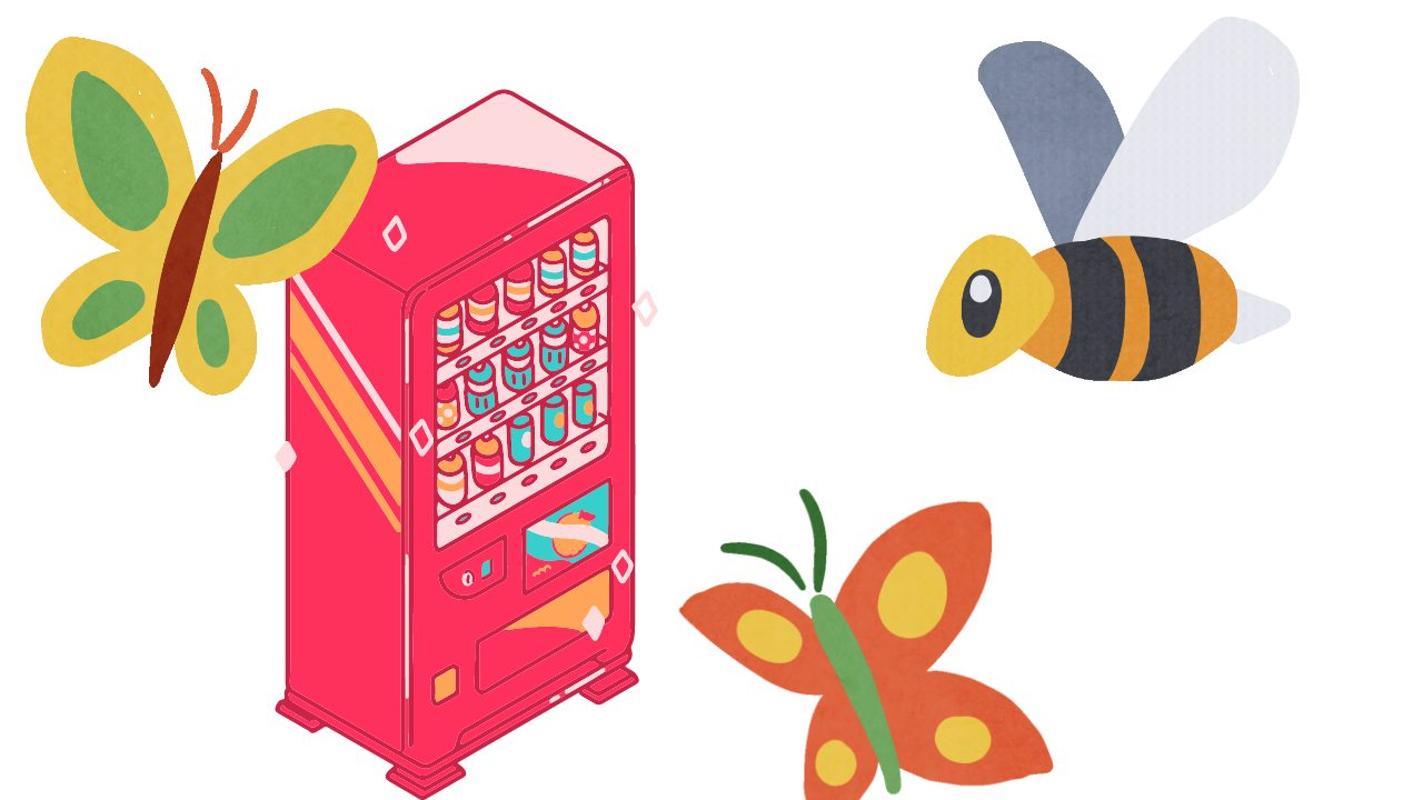 【再掲】食料問題の解決方法で話した昆虫の自販機。