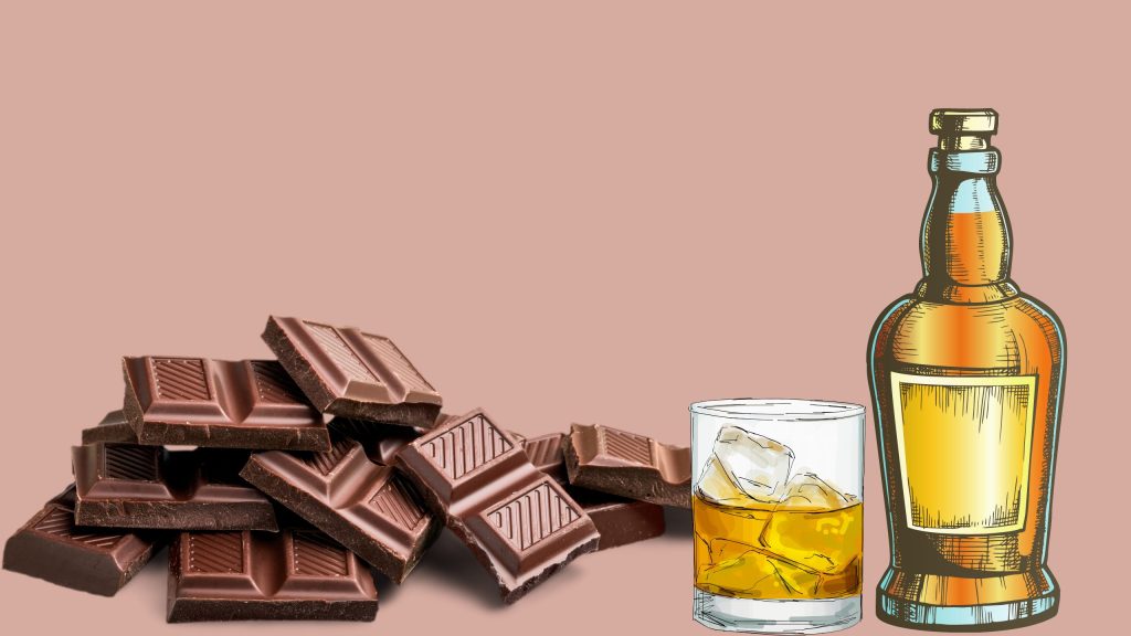 ウイスキーとチョコ