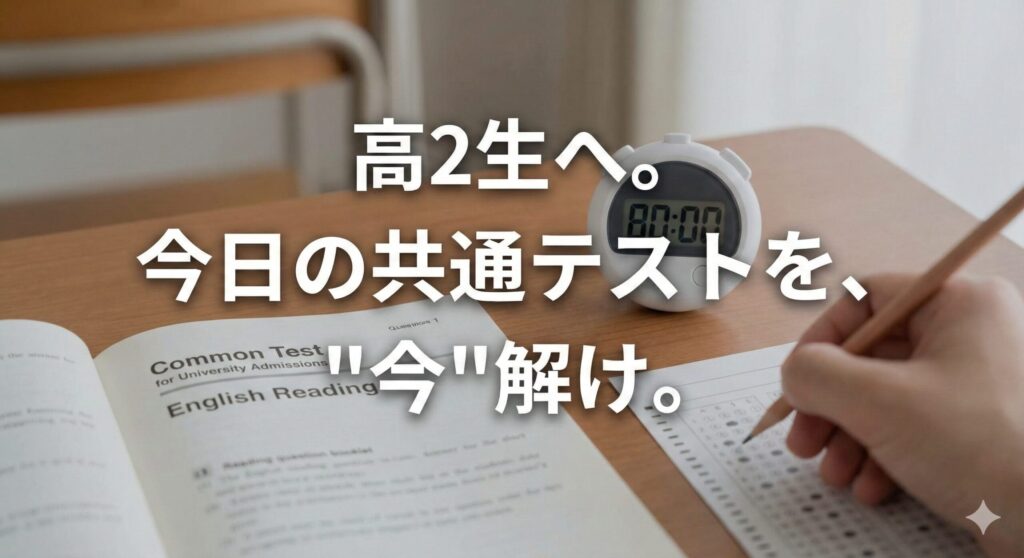 共通テストを解くことの大切さ。
